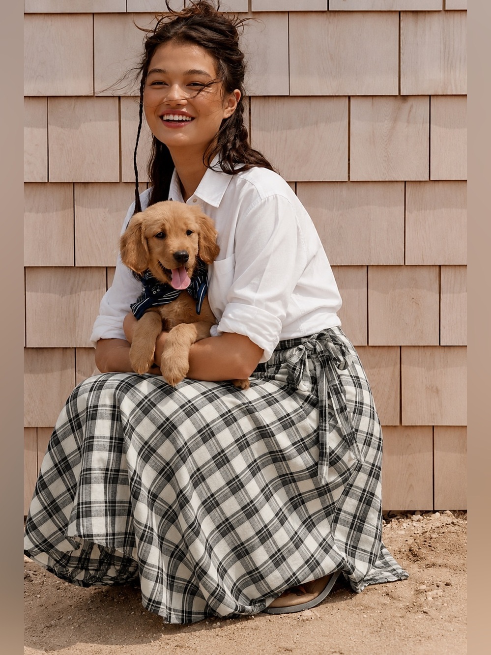 Free People After You Set Plaid Maxi Skirt | S - Picture 10 of 10